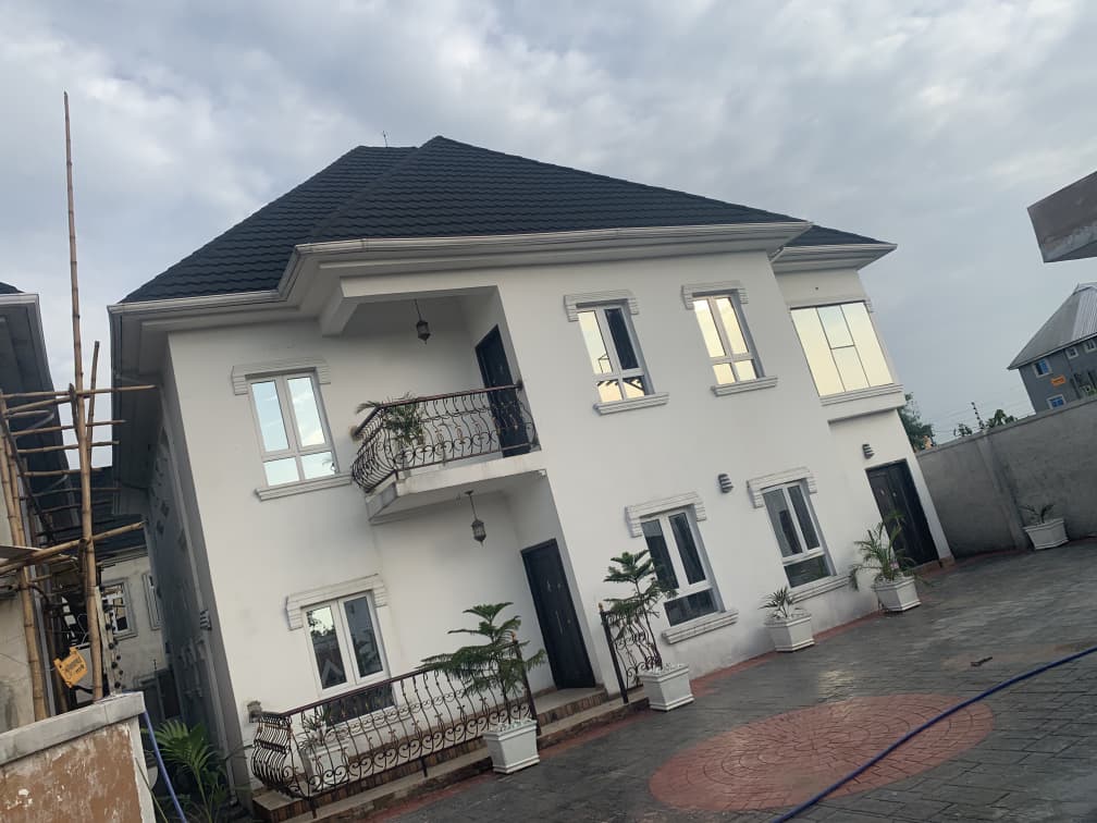 Completed SC Homes detached residential duplex